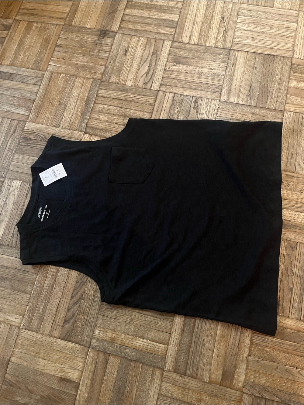 J. Crew Girlfriend Sleeveless Pocket Tank